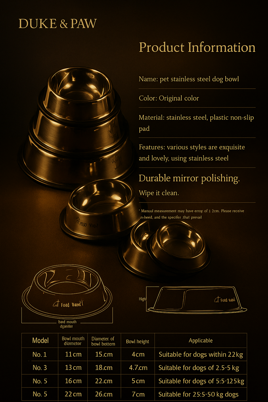 The Duke’s Bowl™ — Crafted for Taste. Built to Last.